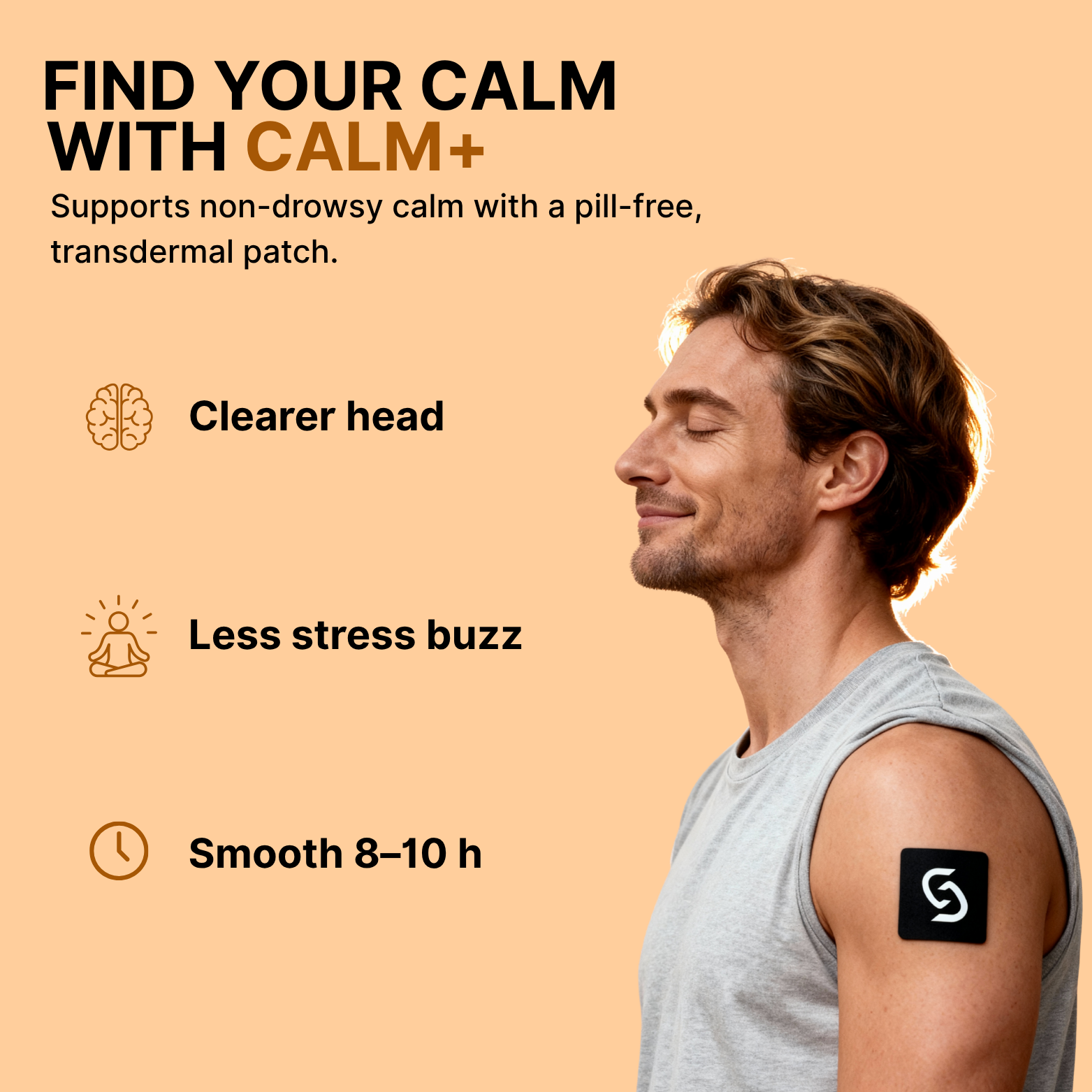 PATCH CALM+ — Break the Stress Cycle