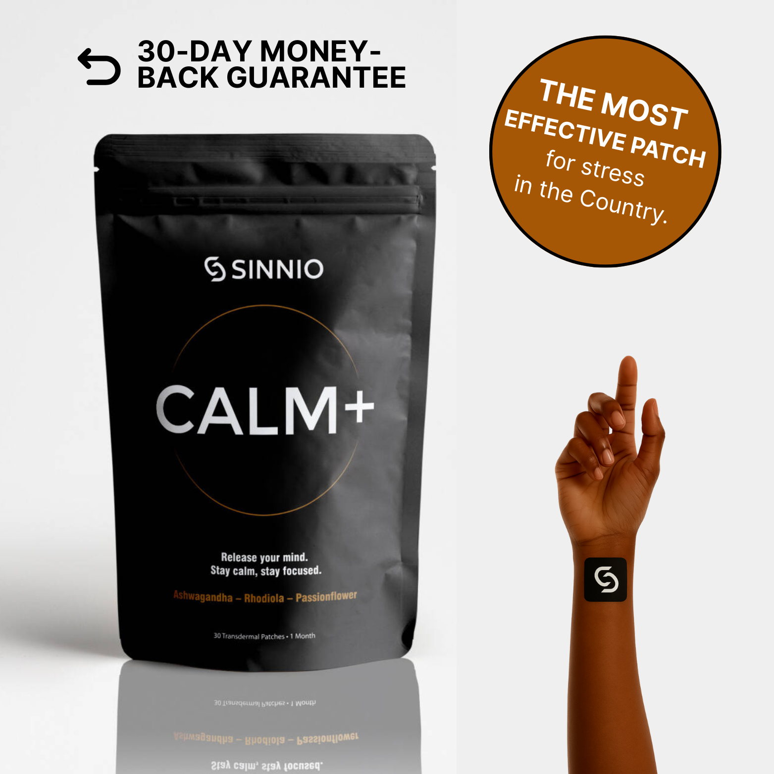 PATCH CALM+ — Break the Stress Cycle