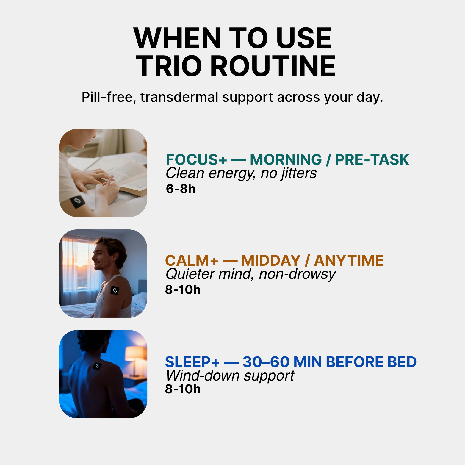 PATCH CALM+ — Break the Stress Cycle