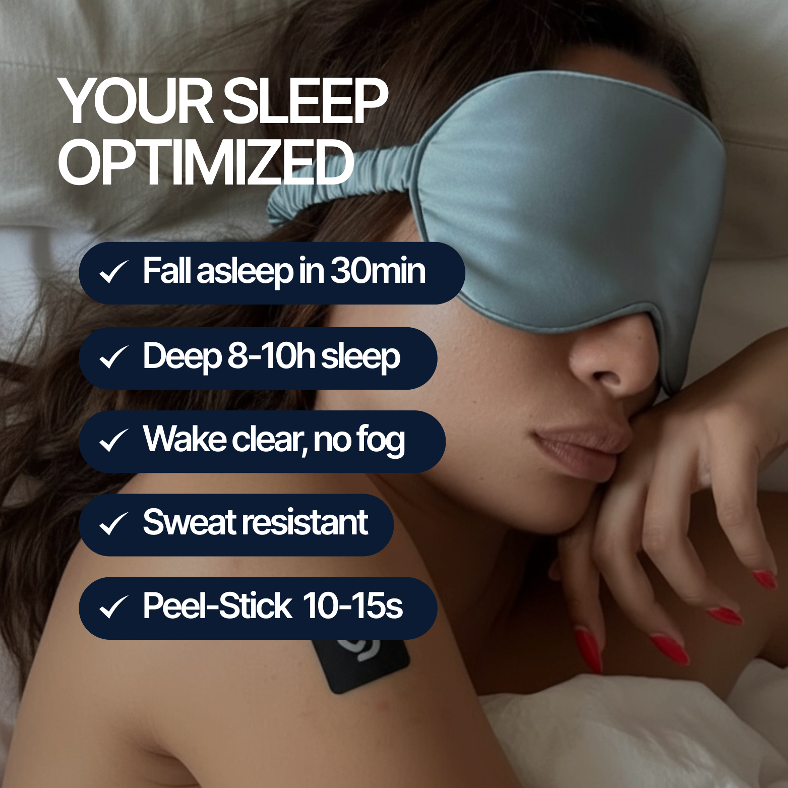 PATCH SLEEP+ — Deeper Sleep, Wake Clear